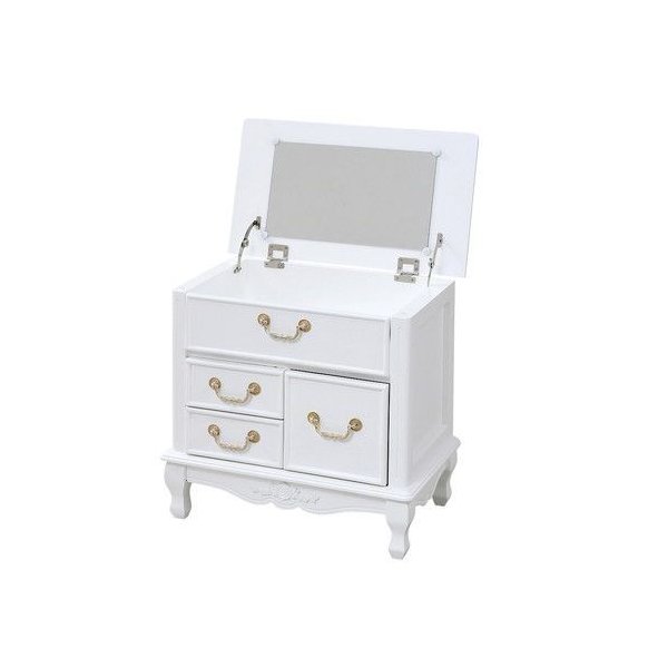 kag-36557 ドレッサー ロー テーブル pc デスク一体型 化粧台 コスメ