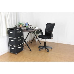 オフィスチェア 事務椅子 キャスター付き椅子 キャスター 椅子 パソコンチェア デスクチェア ブラック