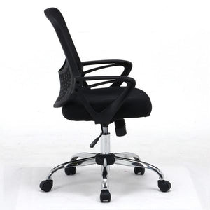 オフィスチェア 事務椅子 キャスター付き椅子 キャスター 椅子 パソコンチェア デスクチェア ブラック