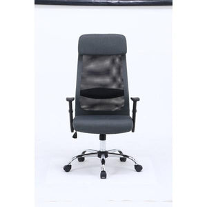 オフィスチェア 事務椅子 キャスター付き椅子 キャスター 椅子 パソコンチェア デスクチェア ダークグレー