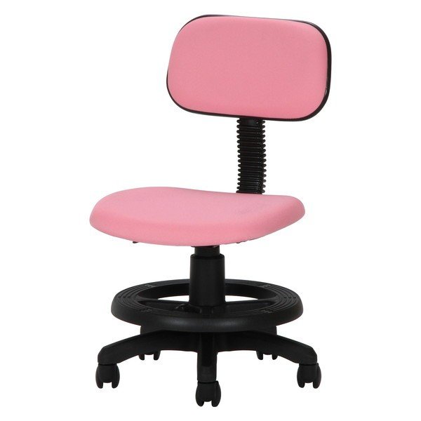 kag-36666 オフィスチェア 事務椅子 キャスター付き椅子 キャスター 椅子 パソコンチェア デスクチェア ピンク