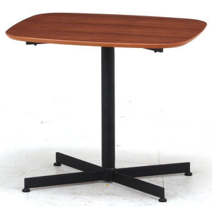 ソファーテーブル サイドテーブル パソコンデスク ベッドサイド 作業台 軽量 コンパクト 小型 小さい 小 ミニ 一人暮らし ブラウン×黒 幅70 奥行60 高さ60
