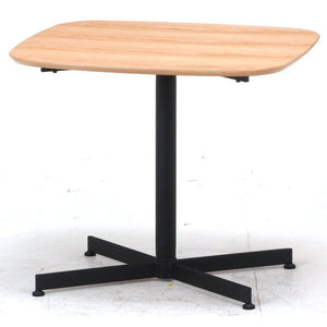 ソファーテーブル サイドテーブル パソコンデスク ベッドサイド 作業台 軽量 コンパクト 小型 小さい 小 ミニ 一人暮らし ナチュラル×黒 幅70 奥行60 高さ60