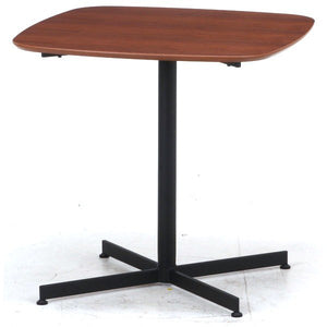 ソファーテーブル サイドテーブル パソコンデスク ベッドサイド 作業台 軽量 コンパクト 小型 小さい 小 ミニ 一人暮らし ブラウン×黒 幅75 奥行75 高さ72