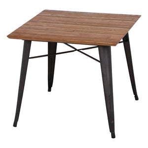 ソファーテーブル サイドテーブル パソコンデスク ベッドサイド 作業台 軽量 コンパクト 小さい 小 ミニ 一人暮らし ブラウン＆ナチュラル 幅80 奥行80 高さ70