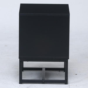 ソファーテーブル サイドテーブル パソコンデスク ベッドサイド 作業台 軽量 コンパクト 小型 小さい 小 ミニ 一人暮らし 黒×ナチュラル 幅39 奥行35 高さ50