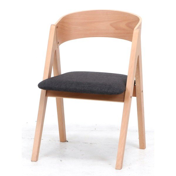 kag-36804 ダイニングチェア 椅子 おしゃれ 北欧 レトロ 軽量 安い モダン カフェ PC ダークグレー 幅50 奥行57 高さ75 座面高43