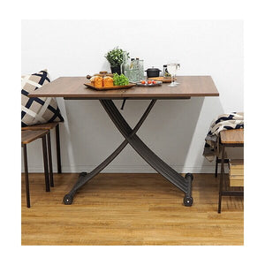 ダイニングテーブル 昇降 高さ調整 伸縮 伸長式 おしゃれ 安い 北欧 食卓 テーブル 単品 モダン 机 会議用テーブル キャスター 2人 3人 4人 広がる 伸びる ロー