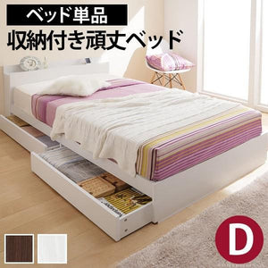 チェストベッド ダブル 2人 収納 フレーム 木製 引き出し 敷布団可 マットレス不要 宮付き 枕元 棚 コンセント 携帯 スマホ 充電 電気 北欧 おしゃれ モダン