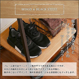 ハンガーラック 頑丈 丈夫 洋服掛け パイプ ハンガー ポール コート クローゼット 省スペース スリム ヴィンテージ アイアン 一人暮らし コンパクト