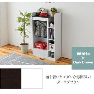 ハンガーラック 頑丈 丈夫 洋服掛け クローゼット 省スペース スリム 北欧 一人暮らし ハンガー ラック 収納 約 幅70 奥行30 本棚 4段 引き出し 棚 子供