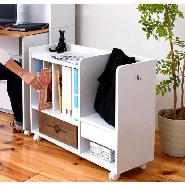 値下げしました⤵信楽焼 マガジンラック 茶 高さ３０cm Amazon｜LOWYA ロウヤ 収納棚 リビング収納 棚 フタ付き