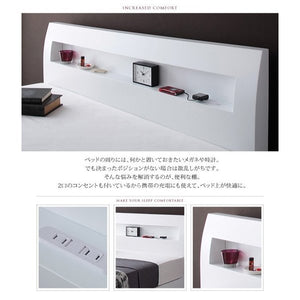 シングル ローベッド 低い 棚 宮 スマホ リモコン コンセント 充電 すのこ フレーム おしゃれ 高級 アンティーク 姫系 かわいい 脚付き PポケットCマットレス付