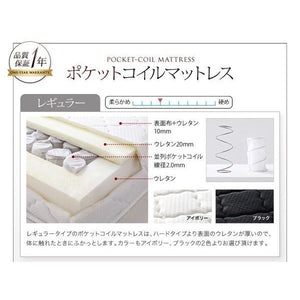 ダブルベッド 2人 マットレス付き ローベッド ロータイプ フロア 低い ヘッドボード 薄型 布団可 脚付き 足付 ルンバ 北欧 おしゃれ モダン アンティーク