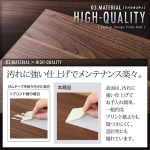 シングルベッド 一人暮らし フレームのみ ローベッド ロータイプ 低い 宮 棚 携帯 メガネ リモコン 頭上 収納 コンセント スマホ 充電 電気 ヴィンテージ モダン