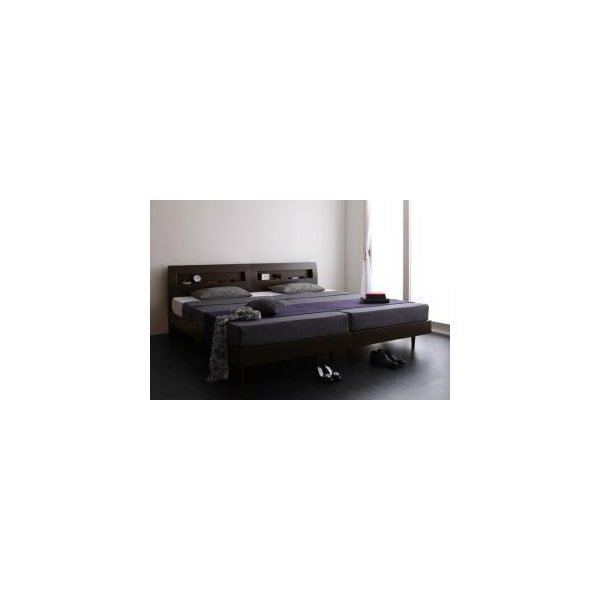 kag-40088 セミダブルベッド 一人暮らし マットレス付き ローベッド ロータイプ 低い 宮 棚 携帯 リモコン 収納 コンセント スマホ 充電 布団可 すのこ 通気性 カビ 脚 足