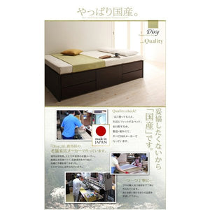 セミシングルベッド 一人暮らし コンパクト 小さい 省スペース マットレス付き チェスト ベッド下 収納 引き出し 大容量 ヘッドレス 北欧 おしゃれ アンティーク