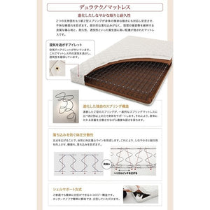 セミダブルベッド 一人暮らし マットレス付き 跳ね上げ式ベッド ガス圧 ベッド下 収納付き 大容量 宮 棚 携帯 収納 照明 読書 ライト コンセント スマホ 充電