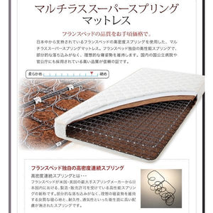 連結ベッド キング ワイド 2人 3人 4人 家族 つなげる 2台 分割 ファミリー 親子 マットレス付き ローベッド 低い 宮 棚 携帯 収納 コンセント スマホ 充電
