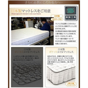 セミダブルベッド 一人暮らし マットレス付 チェスト 収納 引き出し 大容量 背もたれ ヘッドボード クッション 宮 棚 携帯 携帯 スマホ 充電 コンセント