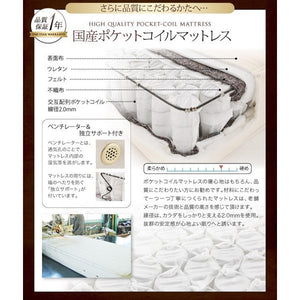 セミダブルベッド 一人暮らし SD マットレス付き ローベッド ロータイプ 低い 宮 棚 携帯 メガネ リモコン 収納 コンセント スマホ 充電 電気 ヴィンテージ