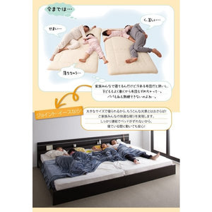 シングルベッド 一人暮らし マットレス付き 連結可 つなげる 宮 枕元 棚 ラック 携帯 メガネ リモコン 頭上 収納 照明 読書灯 ライト 読書 電気 モダン