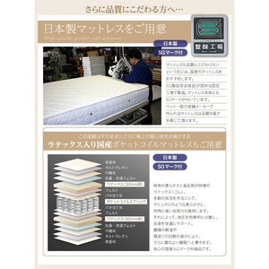 連結ベッド 幅200 キング ワイド 2人 3人 4人 家族 つなげる 2台 連結 分割 ファミリー 親子 マットレス付き セット ヘッドボード 薄型 ホテル モダン 高級