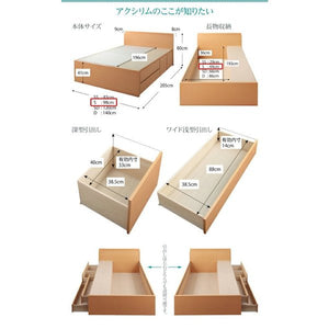 シングルベッド 一人暮らし マットレス付き チェスト ベッド下 収納 引き出し 大容量 宮 棚 携帯 コンセント スマホ 充電 姫系 かわいい ガーリー アンティーク