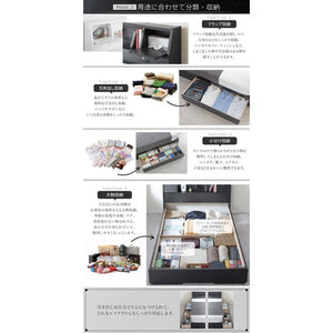 ダブルベッド 2人 フレームのみ チェストベッド ベッド下収納 引き出し 大容量 宮 棚 携帯 リモコン 収納 照明 読書灯 ライト 電気 コンセント スマホ 充電