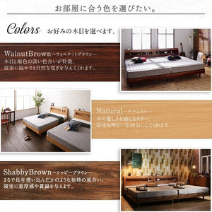 セミダブルベッド 一人暮らし SD マットレス付き 脚 足 宮 棚 携帯 メガネ リモコン 収納 コンセント スマホ 充電 電気 布団可 すのこ 通気性 カビ ヴィンテージ