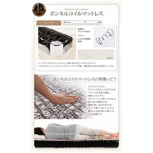 セミダブルベッド 一人暮らし SD マットレス付き 脚 足 宮 棚 携帯 メガネ リモコン 収納 コンセント スマホ 充電 電気 布団可 すのこ 通気性 カビ ヴィンテージ