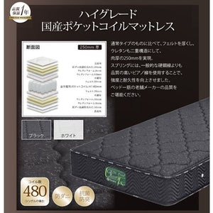 連結ベッド 幅240 キング ワイド 3人 4人 家族 つなげる 2台 連結 分割 ファミリー マットレス付き セット 宮 棚 携帯 収納 照明 ライト コンセント スマホ 充電