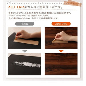 連結ベッド 幅200 キング ワイド 3人 4人 家族 つなげる 2台 分割 ファミリー 敷布団付 ロー 低い 棚 携帯 収納 照明 ライト コンセント スマホ すのこ 脚
