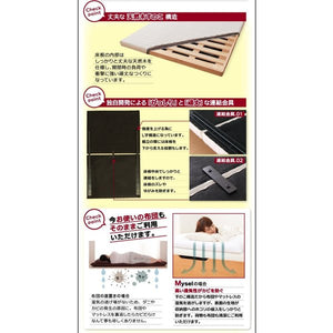 セミダブルベッド 一人暮らし SD マットレス付き 跳ね上げ式ベッド ガス圧 ベッド下 収納付き 大容量 ヘッドレス デザイナーズ ホテル モダン 高級 メンズ