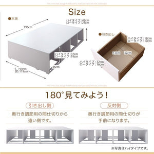 シングルベッド 一人暮らし マットレス付き チェストベッド ハイタイプ ベッド下収納 引き出し 大容量 ヘッドレス 布団可 フラット床板 箱型 ホテル モダン 高級