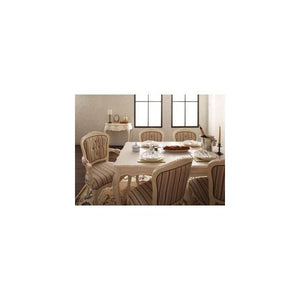 ダイニングテーブル ダイニングテーブルセット 5点 4人用 ヨーロピアン アンティークAタイプ (幅135+チェア×4) ブラウン 食卓