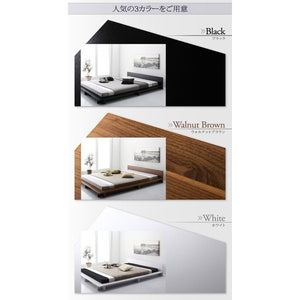 シングルベッド 一人暮らし マットレス付き ローベッド ロータイプ フロア 低い フラットヘッドボード 薄型 省スペース 高級 ヴィンテージ メンズ モダン レトロ