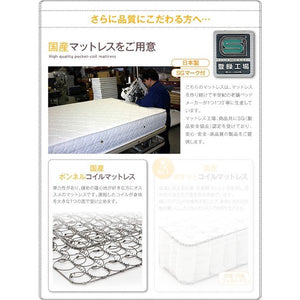 シングルベッド 一人暮らし マットレス付き チェストベッド ミドル ベッド下収納 引き出し 大容量 宮 棚 携帯 リモコン 収納 コンセント スマホ 充電 電気