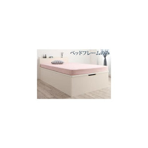 セミシングルベッド 一人 コンパクト ショート丈 小さい フレーム 跳ね上げ式 ガス圧 ベッド下 収納付き 大容量 宮 棚 携帯 収納 携帯 スマホ 充電 コンセント
