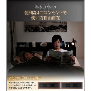 セミダブルベッド 一人暮らし SD マットレス付き チェストベッド ベッド下収納 引き出し 大容量 宮 棚 携帯 リモコン コンセント スマホ 充電 電気 ヴィンテージ
