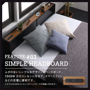 セミダブルベッド 一人暮らし マットレス付き 低反発 高反発 チェスト ベッド下 収納 引き出し 大容量 宮 棚 携帯 コンセント スマホ 充電 ヴィンテージ
