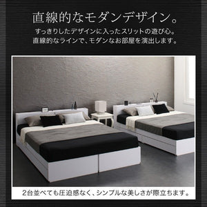 セミダブルベッド 一人暮らし マットレス付き チェスト ベッド下 収納 引き出し 大容量 トッパー敷きパッド付き 宮 棚 携帯 リモコン コンセント スマホ 充電