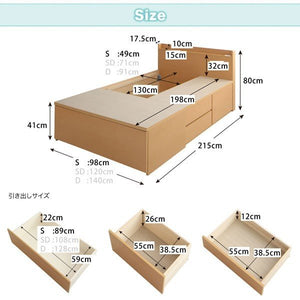 シングルベッド 一人暮らし マットレス付き チェスト ベッド下 収納 引き出し 大容量 宮 棚 携帯 リモコン コンセント スマホ 充電 北欧 おしゃれ アンティーク