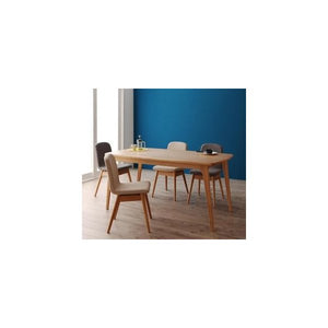 ダイニングテーブル ダイニングテーブルセット 5点 4人用 北欧 (テーブル+チェア×4) ベージュ 食卓テーブル テーブル 椅子 肘