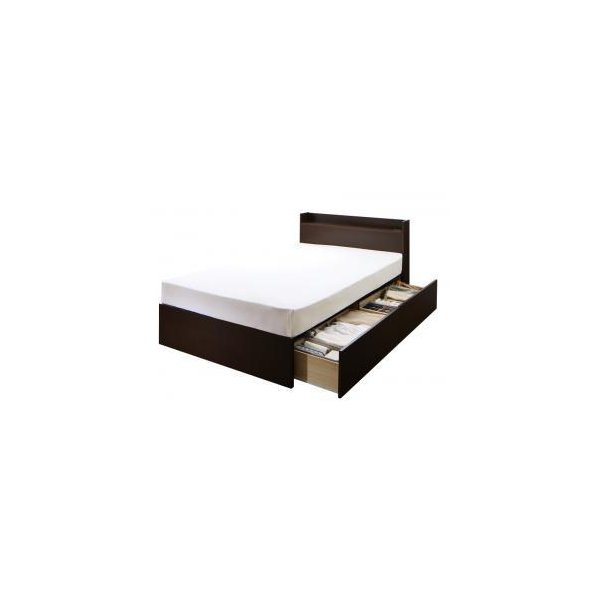 kag-51533 シングルベッド 一人暮らし マットレス付き ベッド下収納 収納付き 大容量 高い 床下収納スペース 全面収納 連結可 つなげる 宮 棚 携帯 コンセント スマホ 充電