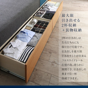 キングベッド 家族 ファミリー 親子 ワイド マットレス付き チェスト ベッド下 収納 引き出し 大容量 宮 棚 携帯 照明 読書 ライト コンセント スマホ 充電
