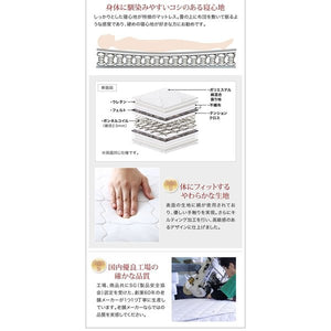 ダブルベッド 2人 マットレス付き ローベッド ロータイプ 低い 宮 棚 携帯 リモコン 収納 照明 読書灯 ライト 読書 電気 コンセント スマホ 充電 ヴィンテージ