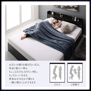 セミダブルベッド 一人暮らし SD マットレス付き チェストベッド ミドル ベッド下収納 引き出し 大容量 宮 棚 携帯 リモコン 収納 コンセント スマホ 充電 電気