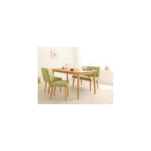 ダイニングテーブル ダイニングテーブルセット 4点 4人用 (D) (幅150+ソファー+椅子×2) 茶 ソファー アイボリー チェア