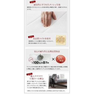 シングルベッド 一人 ショート丈 マットレス付 ベッド下 収納 高い 床下 全面 パッドシーツ付 ヘッドレス 布団可 すのこ 通気性 カビ 脚 足 北欧 おしゃれ